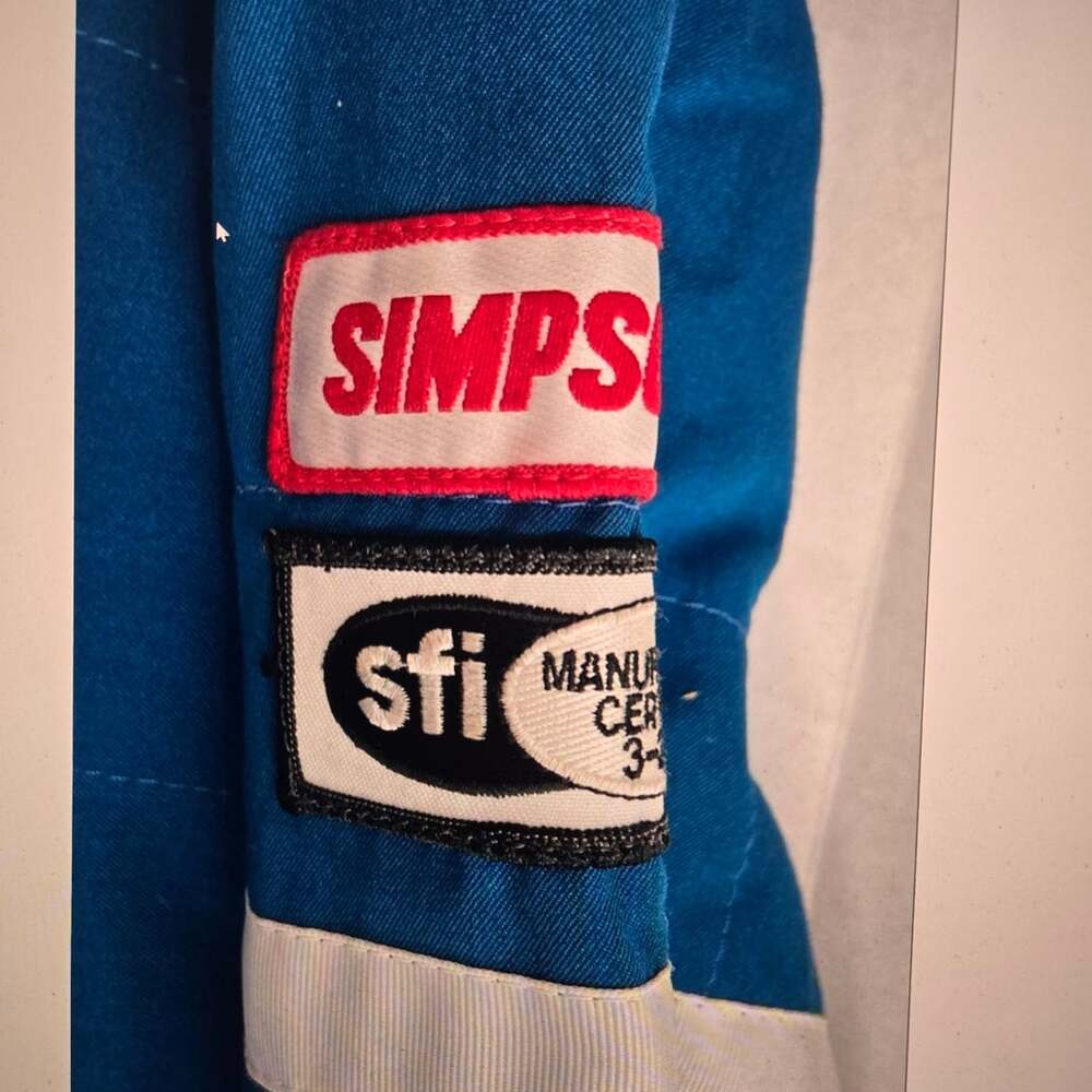 Simpson Standard Driving Jacket Blue Racing - Picture 3 of 5